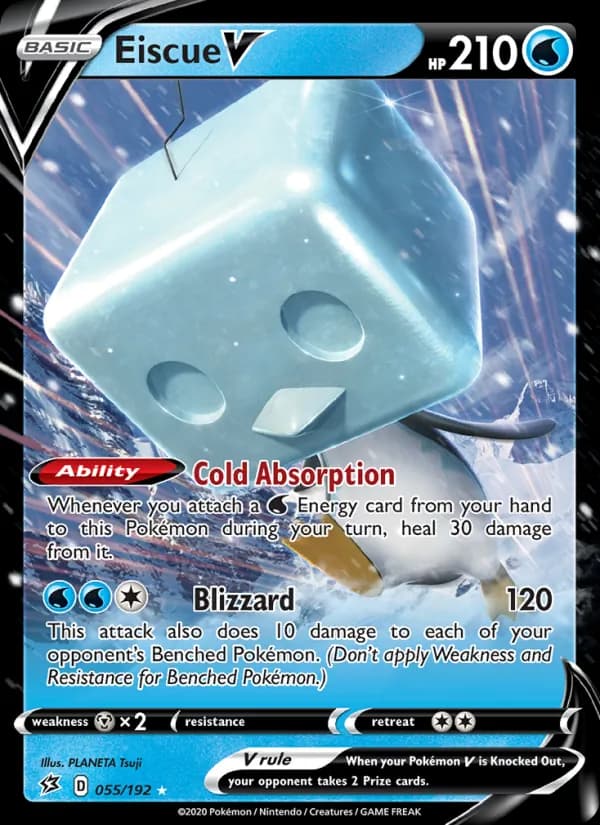 Eiscue V — Rebel Clash, Holo Rare V
