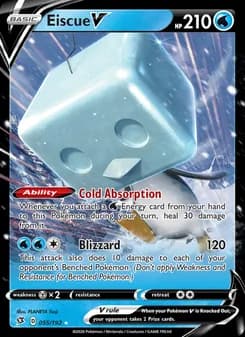 Eiscue V — Rebel Clash — Holo Rare V