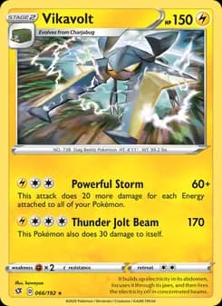 Vikavolt — Rebel Clash — Holo Rare