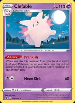 Clefable — Rebel Clash — Holo Rare