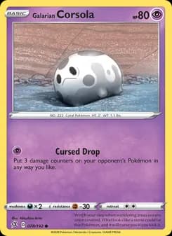 Galarian Corsola — Rebel Clash — Common