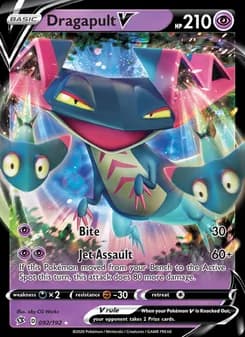 Dragapult V — Rebel Clash — Holo Rare V