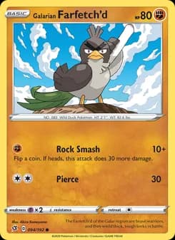 Galarian Farfetch'd — Rebel Clash — Common