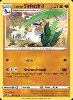 Galarian Sirfetch'd — Rebel Clash — Holo Rare