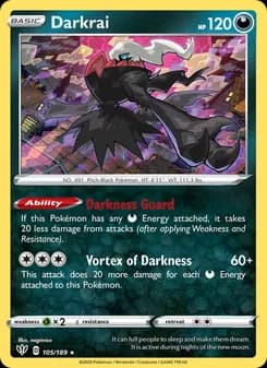 Darkrai — Darkness Ablaze — Holo Rare