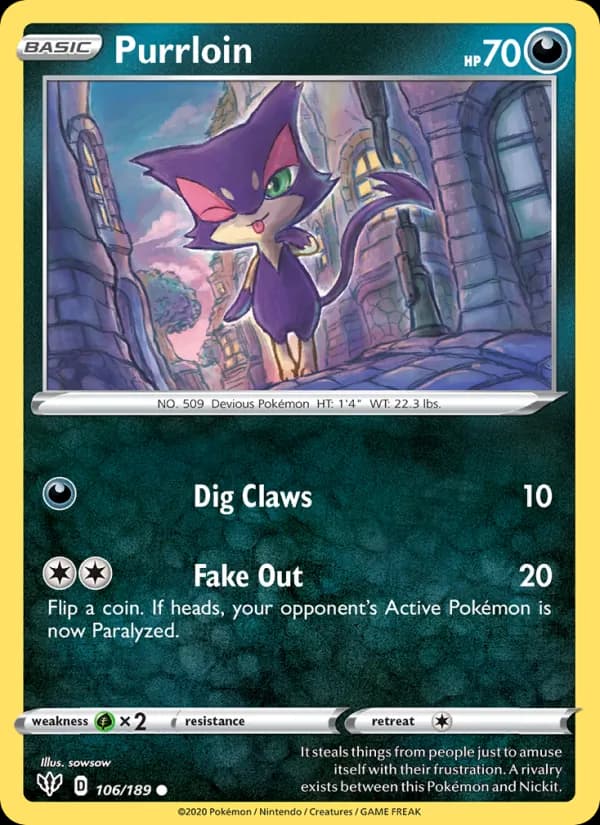 Purrloin — Darkness Ablaze, Common