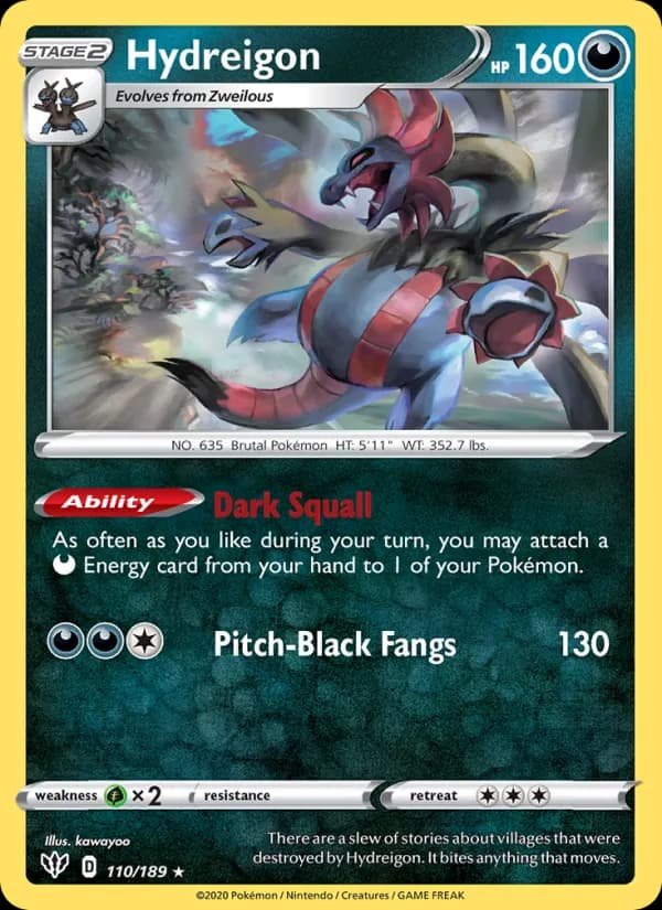 Hydreigon — Darkness Ablaze, Rare