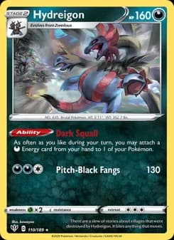 Hydreigon — Darkness Ablaze — Rare