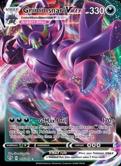 Grimmsnarl VMAX — Darkness Ablaze — Holo Rare VMAX