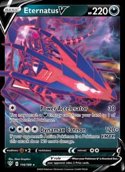 Eternatus V — Darkness Ablaze — Holo Rare V