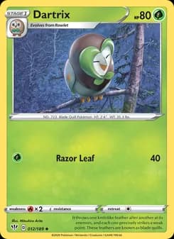 Dartrix — Darkness Ablaze — Uncommon