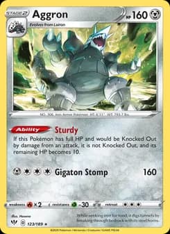 Aggron — Darkness Ablaze — Holo Rare