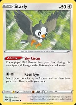 Starly — Darkness Ablaze — Common