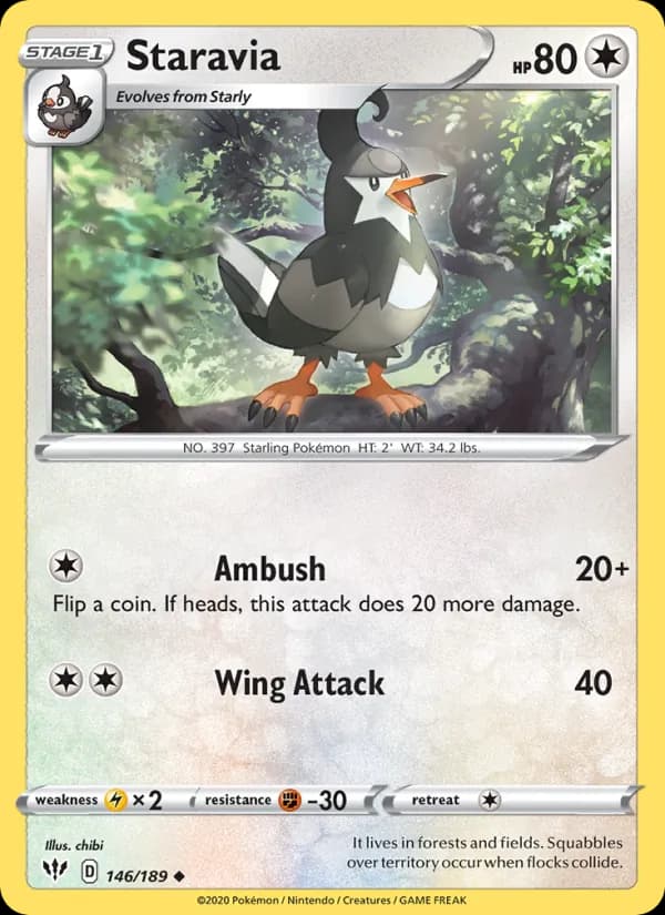 Staravia — Darkness Ablaze, Uncommon