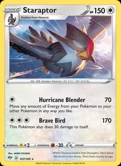 Staraptor — Darkness Ablaze — Rare