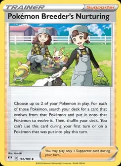 Pokémon Breeder's Nurturing — Darkness Ablaze — Uncommon