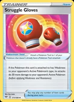 Struggle Gloves — Darkness Ablaze — Uncommon
