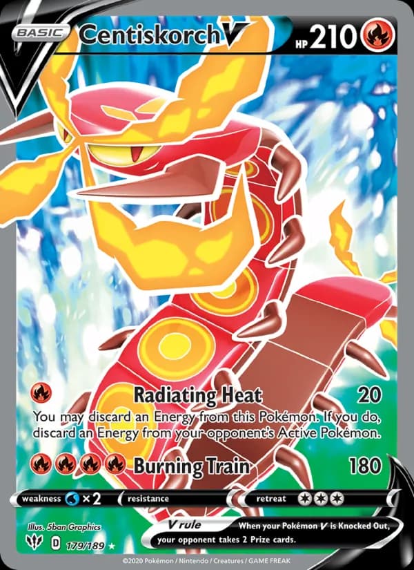 Centiskorch V — Darkness Ablaze, Ultra Rare