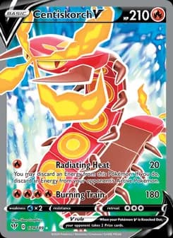 Centiskorch V — Darkness Ablaze — Ultra Rare