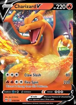 Charizard V — Darkness Ablaze — Holo Rare V