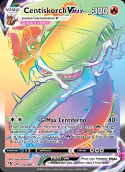 Centiskorch VMAX — Darkness Ablaze — Secret Rare