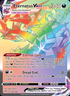 Eternatus VMAX — Darkness Ablaze — Secret Rare