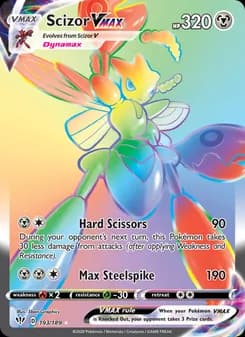 Scizor VMAX — Darkness Ablaze — Secret Rare
