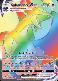 Salamence VMAX — Darkness Ablaze — Secret Rare