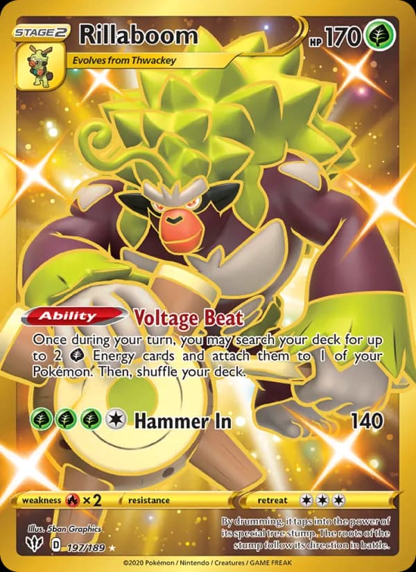 Rillaboom — Darkness Ablaze, Secret Rare