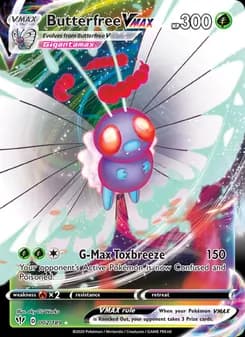 Butterfree VMAX — Darkness Ablaze — Holo Rare VMAX