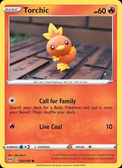 Torchic — Darkness Ablaze — Common