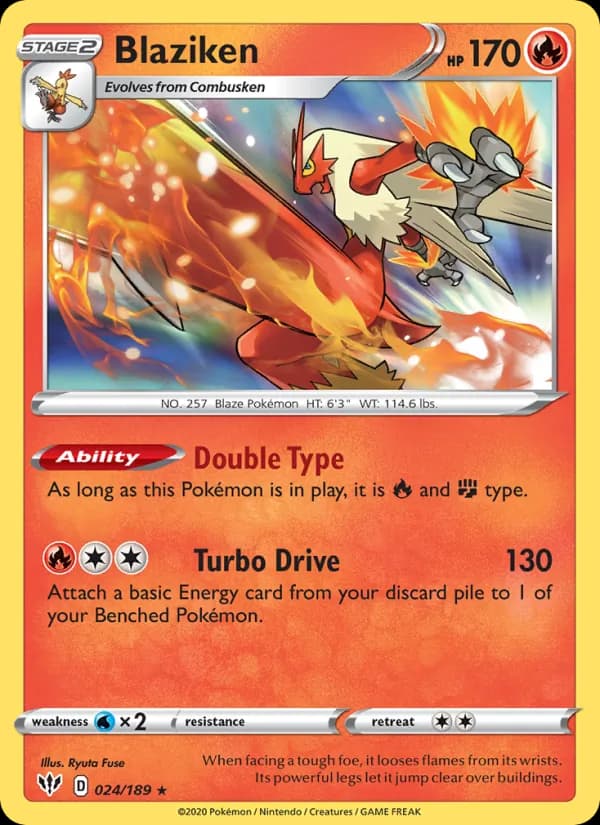 Blaziken — Darkness Ablaze, Holo Rare