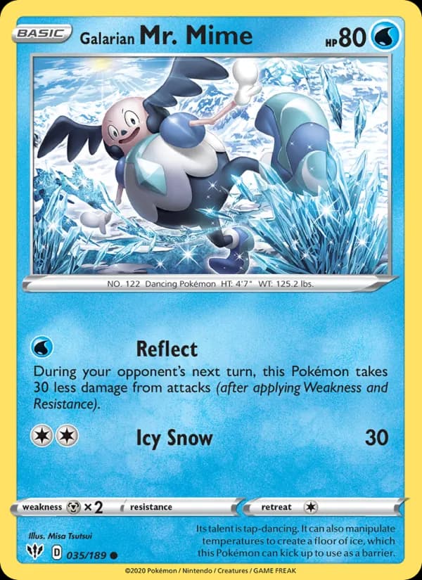 Galarian Mr. Mime — Darkness Ablaze, Common