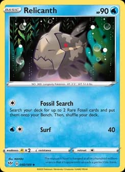 Relicanth — Darkness Ablaze — Uncommon