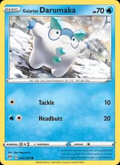 Galarian Darumaka — Darkness Ablaze — Common