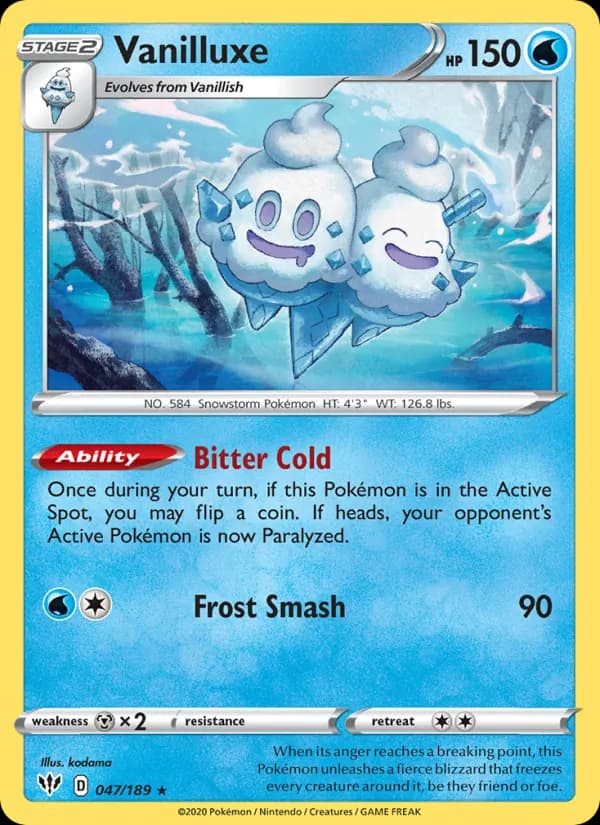 Vanilluxe — Darkness Ablaze, Rare