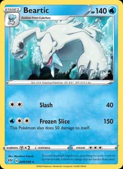 Beartic — Darkness Ablaze — Rare