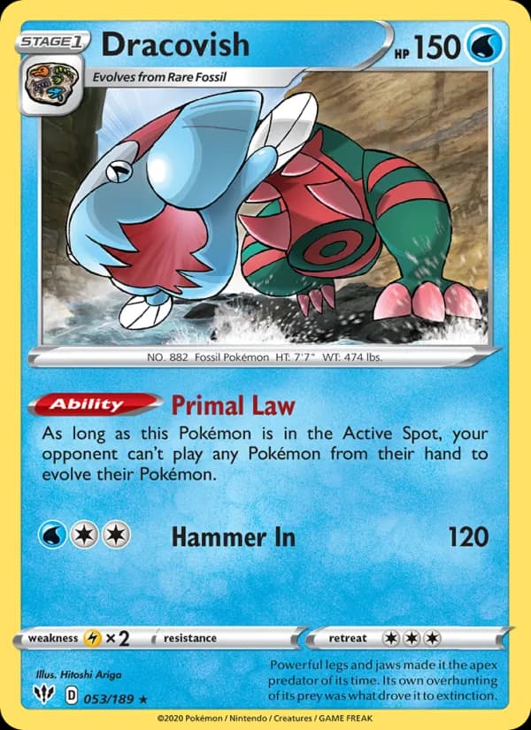 Dracovish — Darkness Ablaze, Holo Rare