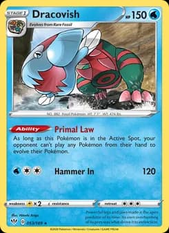 Dracovish — Darkness Ablaze — Holo Rare