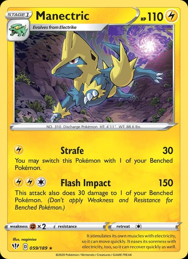 Manectric — Darkness Ablaze, Rare