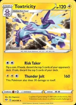 Toxtricity — Darkness Ablaze — Holo Rare