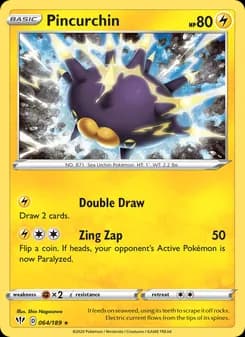 Pincurchin — Darkness Ablaze — Holo Rare