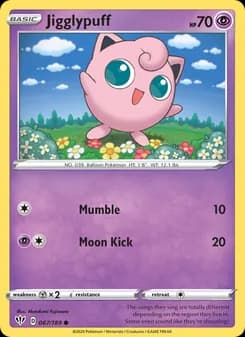 Jigglypuff — Darkness Ablaze — Common