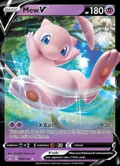 Mew V — Darkness Ablaze — Holo Rare V