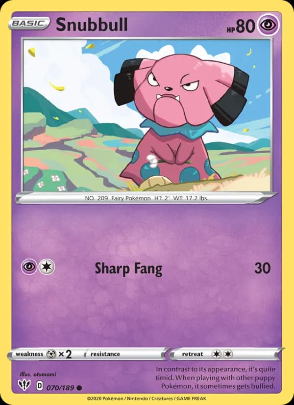 Snubbull — Darkness Ablaze, Common