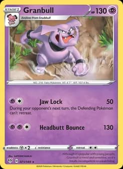 Granbull — Darkness Ablaze — Rare