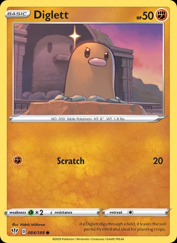 Diglett — Darkness Ablaze, Common