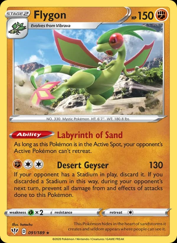 Flygon — Darkness Ablaze, Rare