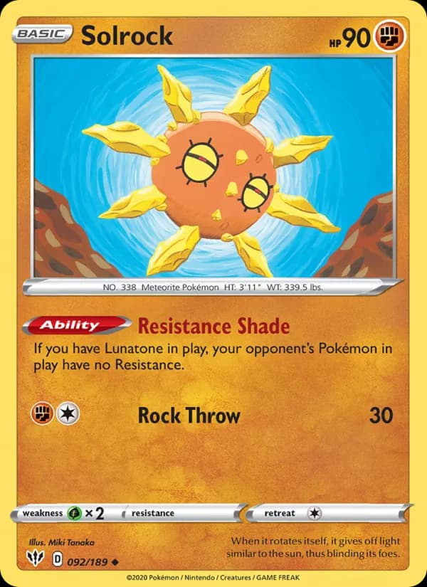 Solrock — Darkness Ablaze, Uncommon