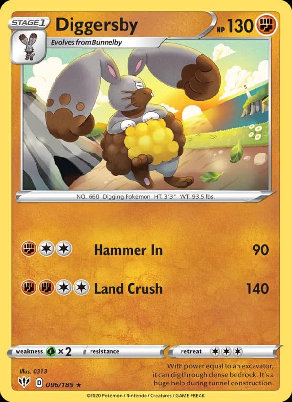 Diggersby — Darkness Ablaze, Rare